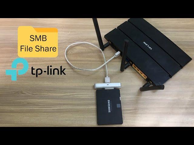 How to turn tp-link router into network storage server