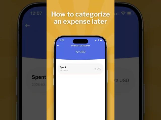 How to categorize an expense later | Tidy Money