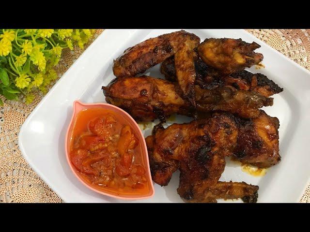 AYAM BAKAR KECAP DENGAN SAMBAL JAHE | RESEP AYAM BAKAR TEFLON