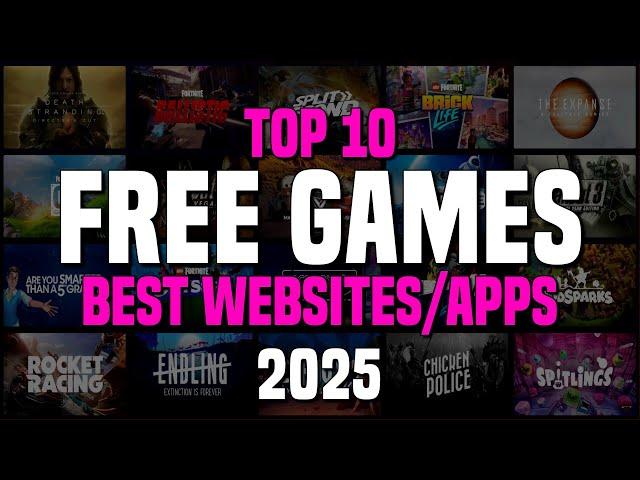 Top 10 FREE WEBSITES to Download FREE PC GAMES! (2025)