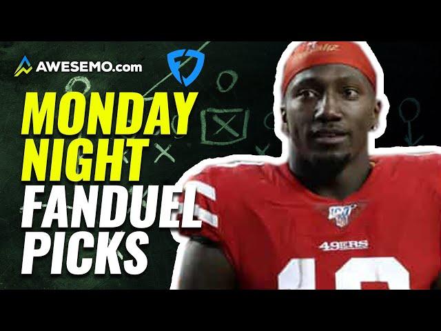 FanDuel NFL Monday Night Football Week 10 Single-Game Picks & Lineups | Rams 49ers Tonight