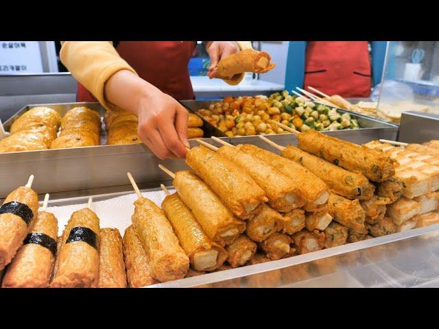 Live scene! Take a look at the top8 mouth-watering market food - Korean street food