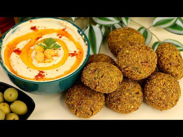 Ramzan Special Falafel and Hummus Recipe | How to Make Falafel | Homemade Hummus Recipe