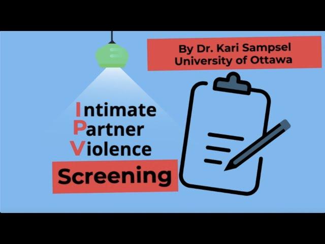 Intimate Partner Violence Screening