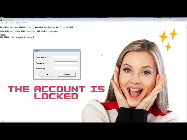 Error: SCOTT account locked | solution | oracle | 10g | database