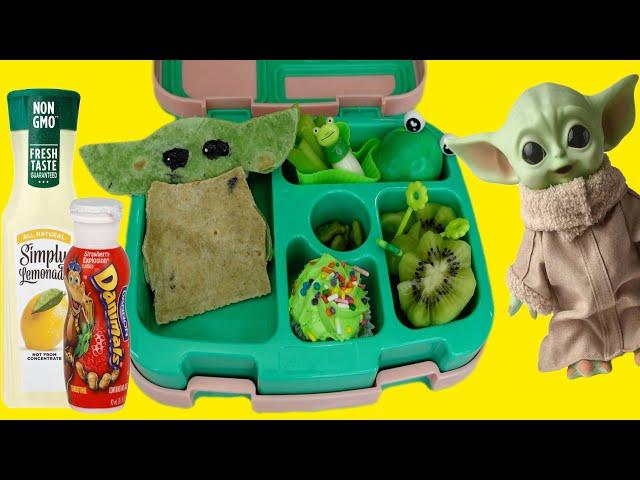 Packing a Baby Yoda Inspired Lunch Box School Lunch Ideas 