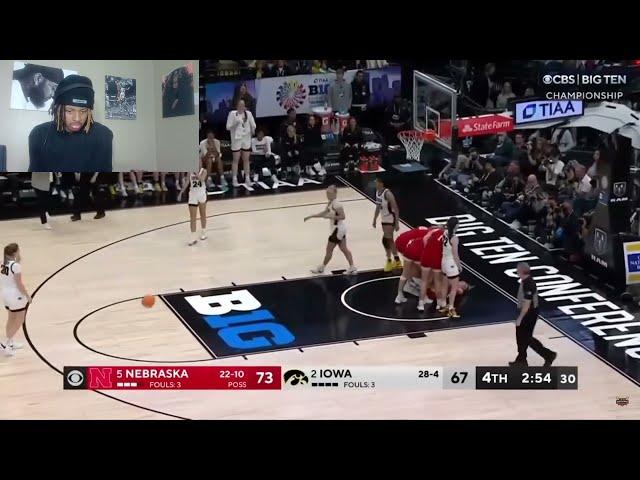 3 PEAT!! @jordioreacts To Iowa vs Nebraska Women’s #collegebasketball Highlights