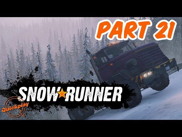 NORTH PORT (All Unlockables and Vehicles) | SnowRunner | Part 21