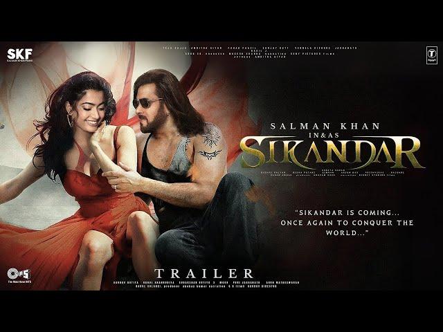 SIKANDER OFFICIAL TRAILER। New Bollywood Movie Trailer 4k (2024)। Salman Khan। Rashmika mandana।