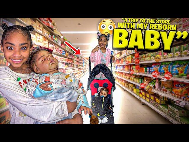 A Trip To The Store With My Reborn Baby