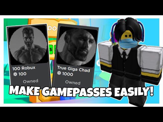 HOW TO MAKE GAMEPASSES IN ROBLOX EASILY! (2023)