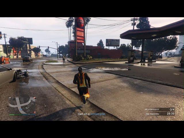 Thats How You Crash a Motorcycle in GTA Online 