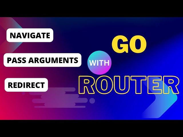 Go-Router Tutorial -Flutter 2023