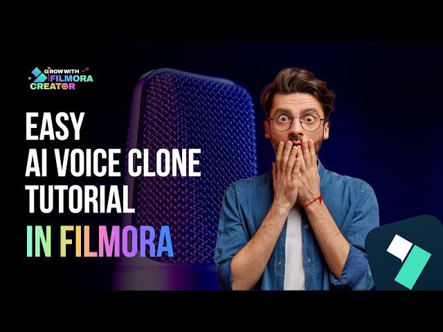 AI Voice Cloning Tutorial | Filmora 13