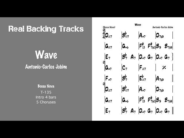 Wave - Real Jazz Backing Track - Play Along