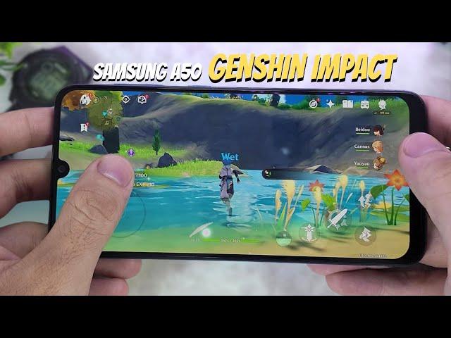 Samsung Galaxy A50 Genshin Impact Gaming test 2024