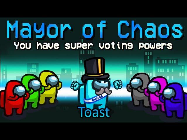 Ruling the lobby as the MAYOR of Among Us... (custom mod)