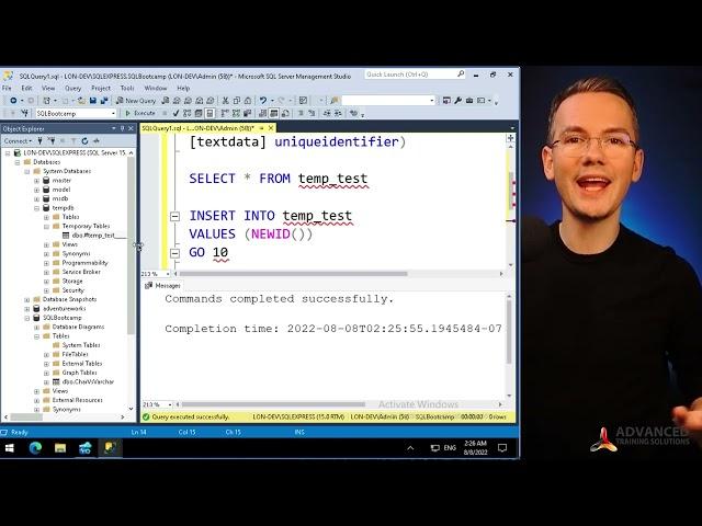  Local vs Global TEMPORARY Tables in SQL Server  Simply Explained +  Live Demo