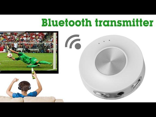 Avantree Bluetooth transmitter for TV,connect low latency wireless adapter to headphones, Priva II