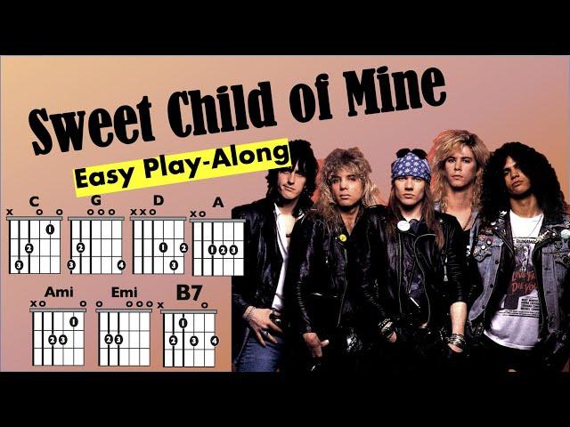 Sweet Child of Mine (Guns n Roses) Chord and Lyrics Play-Along