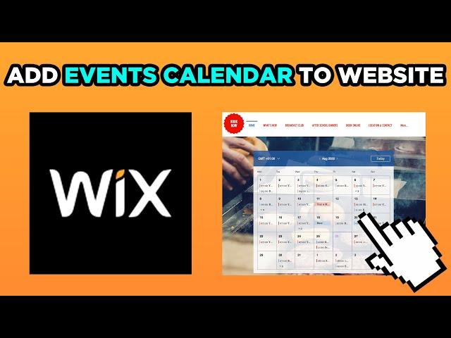 How To Add Events Calendar To Wix Website (2024)