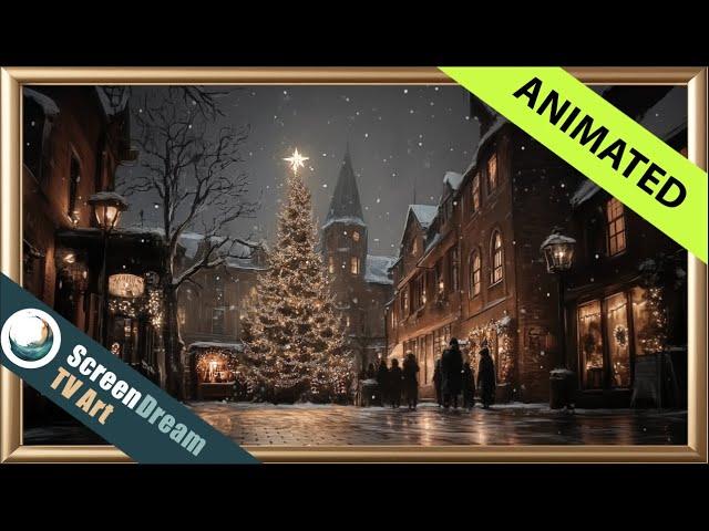 Christmas TV Art | Christmas Framed TV Art & Music  | Downtown Christmas TV Art | Christmas Music