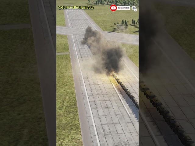 M2000C CCIP bombing and destroying fuel truck #shorts #shortgamingclips #dcsworld #viral #ccip