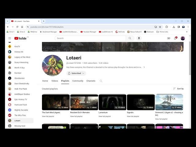 Introducing Lotaeri's Youtube Channel (His Link is in the Description)