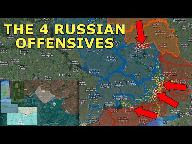The 4 Ongoing Russian Offensives Captures Additional 18SQKM As Fighting Intensifies