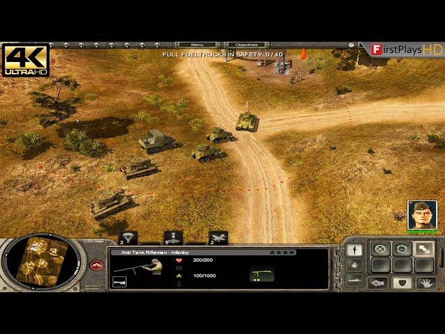 Codename: Panzers, Phase One (2004) - PC Gameplay 4k 2160p / Win 10