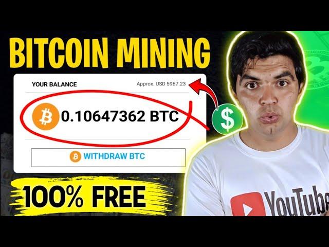 Bitcoin Mining App without investment  || Free Bitcoin Mining on Mobile & Laptop