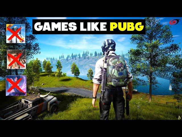 Top 10 Games like Pubg Mobile| PUBG MOBILE Alternatives