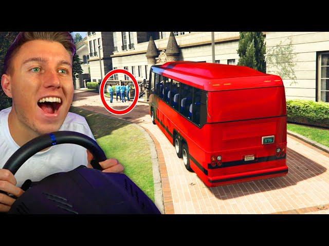 GTA 5 Bus Simulator MOD mit LENKRAD spielen! 