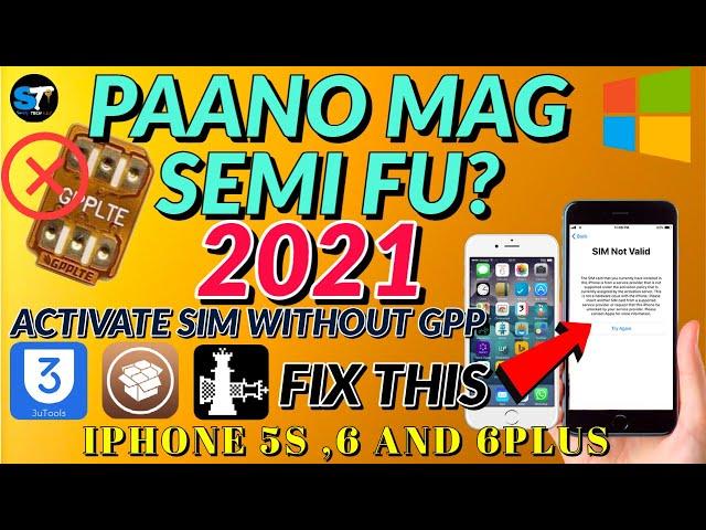 Paano Mag semi Fu ng iPhone 5s/6 & 6plus | 7 and above ? Latest ICCID | Semi Factory Unlock 2021