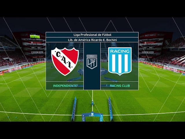 INDEPENDIENTE VS RACING CLUB (LIGA ARGENTINA PES 2021)