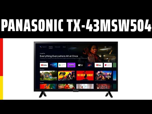 Fernseher Panasonic TX-43MSW504 | TEST | Deutsch