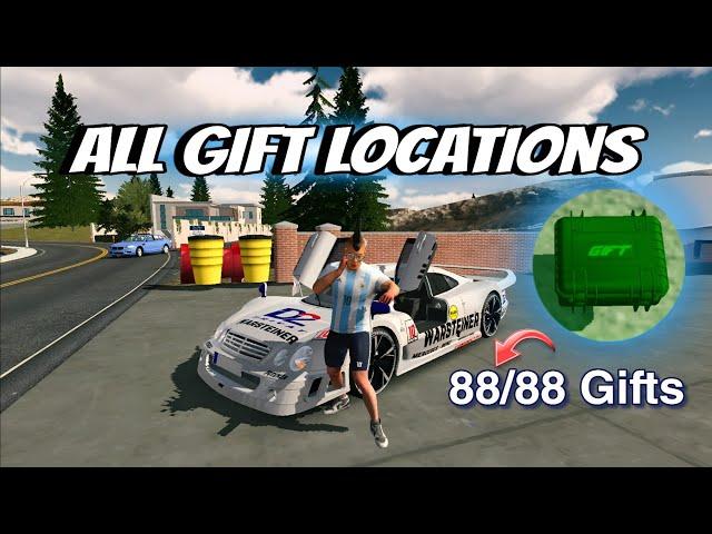 All 88 Gifts Complete Locations in Car Parking Multiplayer, New Update 2024