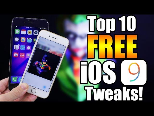 Top 10 Best FREE iOS 9 Jailbreak Tweaks!