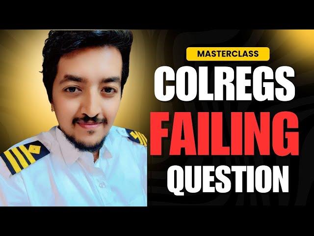 COLREGS Failing question | MMD Orals | Rules of the road | Merchant Navy