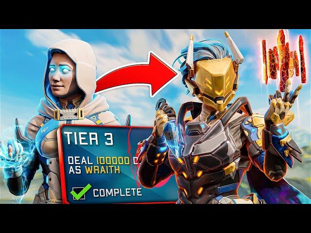 Unlocking the MAX LVL Prestige Wraith Skin & Getting a NEW HEIRLOOM in Apex Legends