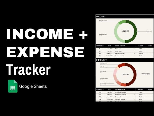 Income & Expense Tracking Guide From Scratch - Google Sheets Budget Tracker Tutorial | learnwithpre