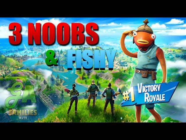 3 NOOBS & FISHY EN FORTNITE | MEJORES MOMENTOS - Don 504