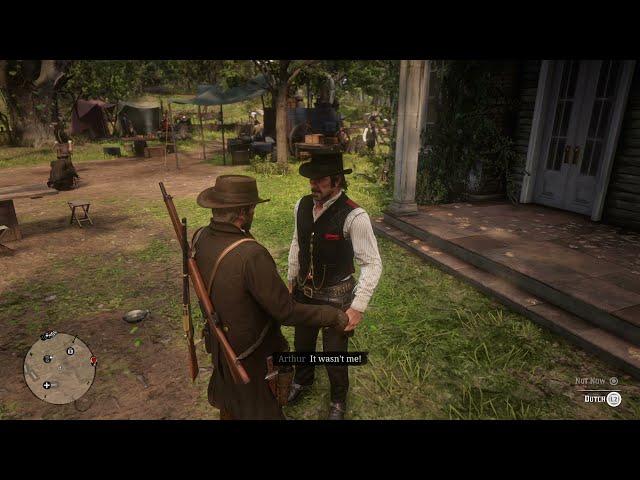 What Happens If Arthur Returns To Camp With A High Bounty? (Dutch Gets Pissed) - Red Dead Redemption