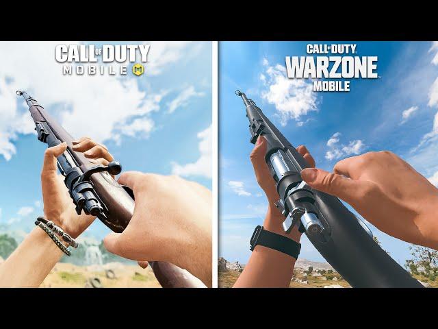 CODMobile Vs Warzone Mobile Vs Blood Strike - Weapon Comparison