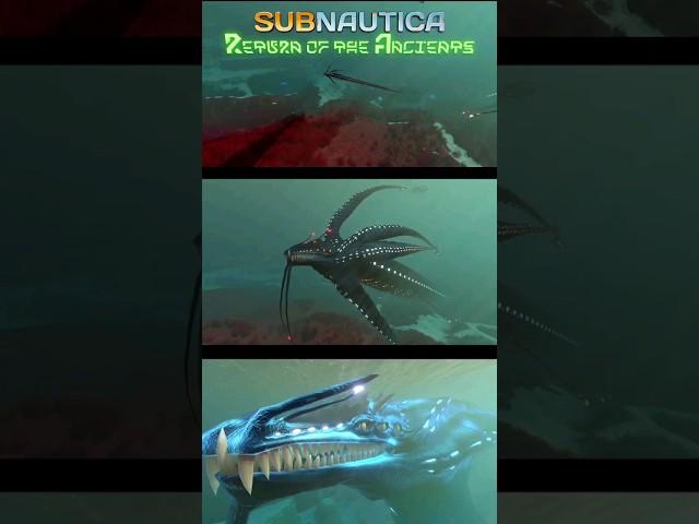 Gargantuan Leviathan Size comparison #subnautica #shorts