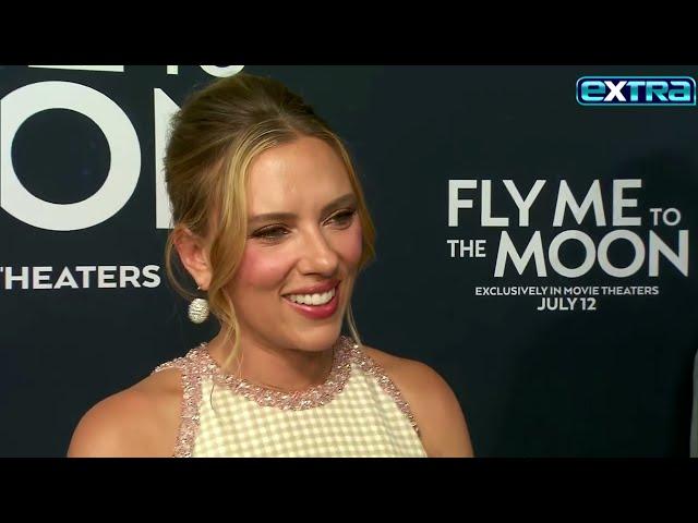 Scarlett Johansson GUSHES Over Colin Jost’s ‘Fly Me to the Moon’ Cameo (Exclusive)