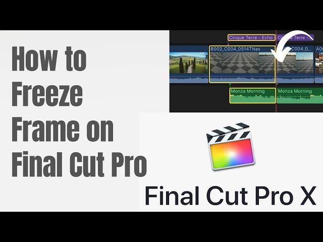 How to Freeze Frame on Final Cut Pro