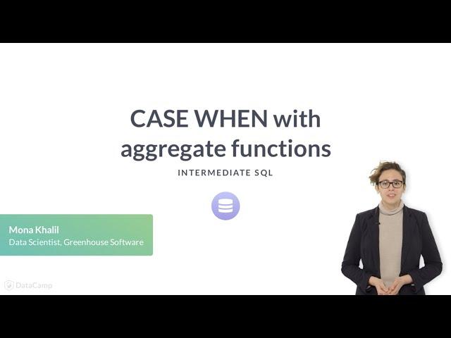 SQL Tutorial: CASE WHEN with aggregate functions