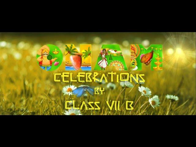 Onam Celebrations 2020 | Class 7B | Calicut Airport School