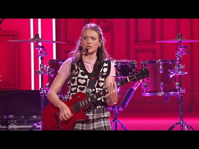 Crowd Goes WILD For Multi-instrumentalist Mia Morris After She ROCKS The AGT LIVE Stage!